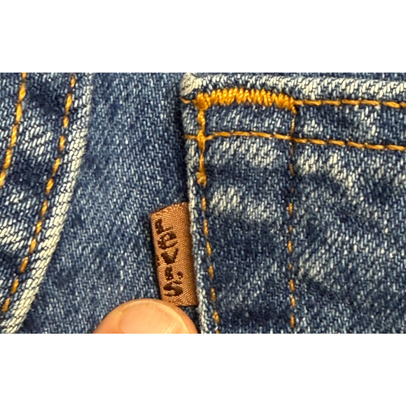 Vintage Levis 540 Y2K Jeans Mens 38X32 Relaxed Medium Wash Workwear 1999 - Picture 9 of 10